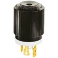 Bryant Locking Device, Male Plug, 30A 3- Phase Wye 120/208V AC, 4-Pole 4-Wire Non-Grounding, L18-30P 71830NP